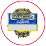 Ikon karangan bunga duka cita bogor