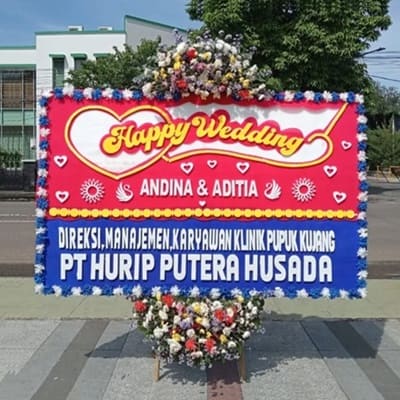 Harga jual papan bunga di Cibiru murah