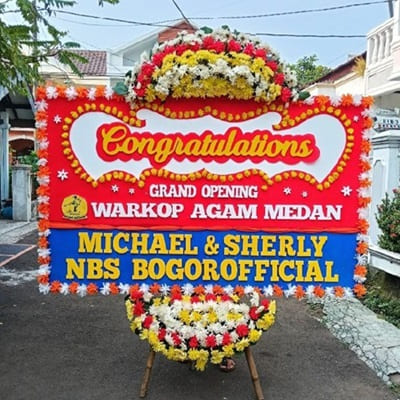 Harga Bunga Papan Selamat dan Sukses Cibubur