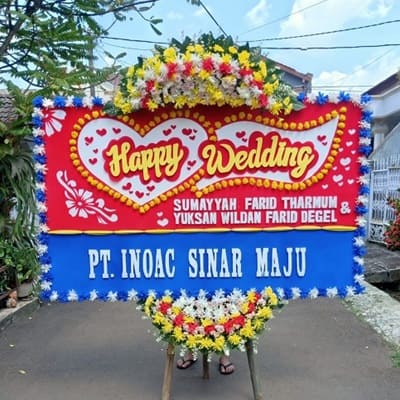 Harga Papan Bunga Wedding Cibubur