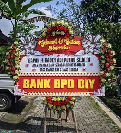 Harga bunga papan selamat dan sukses Temanggung