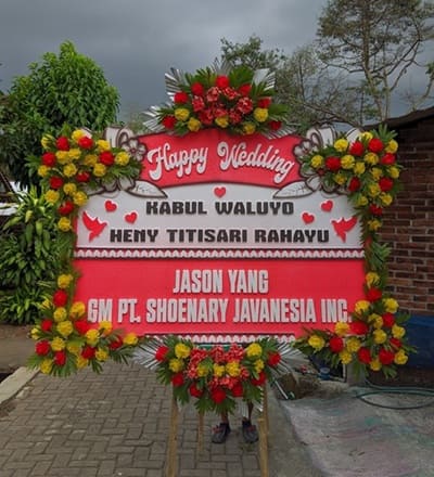 Harga di tempat pesan papan bunga Temanggung