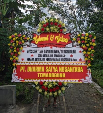 Harga di toko bunga papan daerah Temanggung