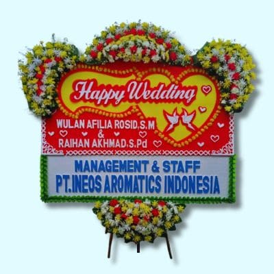 Harga papan bunga wedding Tasikmalaya