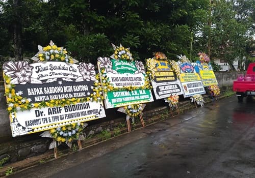 foto pengiriman toko karangan bunga daerah Temanggung