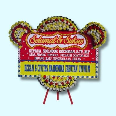 Harga papan bunga selamat & sukses Karang Tengah Tangerang